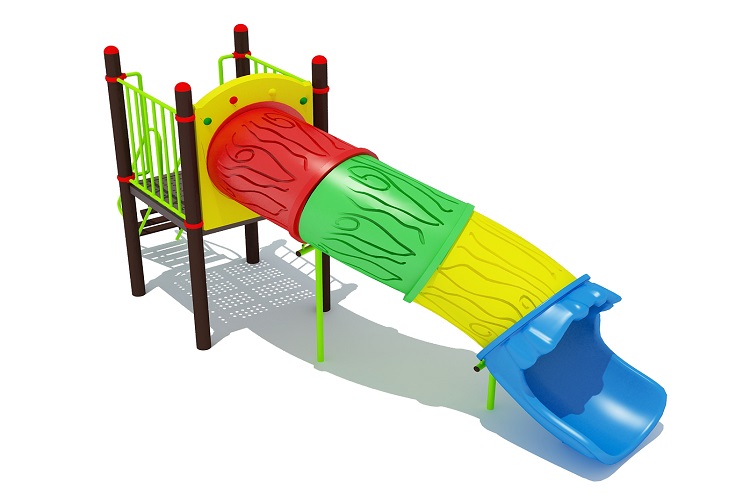 Tube ZigZag Slide Deck Height 4 ft. Manufacturer in Delhi â€“ Astrokidz