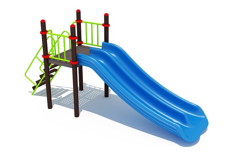 Double Straight Slide Deck Height 4 ft. Manufacturer in Delhi