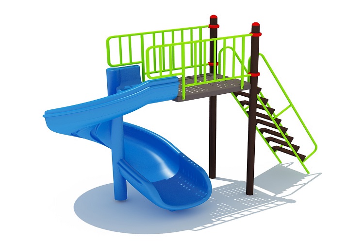 Spiral Slide 1950 mm manufacturer in Delhi