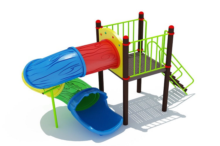 Tube Spiral Slide Deck Height 5 ft. Manufacturer in Delhi